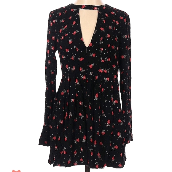 Free People Poppy Bell Sleeve Mini Dress - Picture 3 of 7